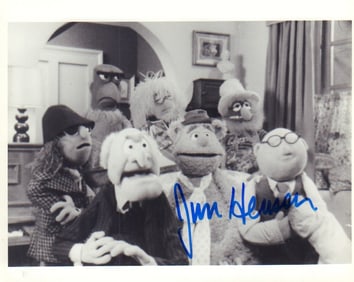Jim Henson signed photograph