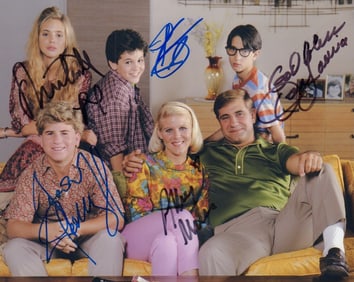 Wonder Years cast signed photograph