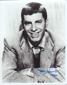 Jerry Lewis signed photograph