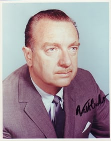 Walter Cronkite signed photograph