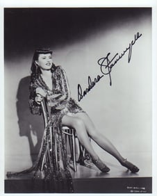 Barbara Stanwyck signed photograph