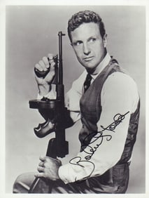 Untouchables Robert Stack signed photograph