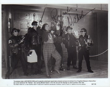 Jack Nicholson signed Joker photograph