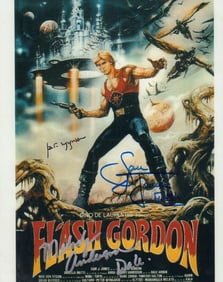 Flash Gordon signed cast photograph