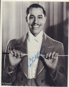 Cab Calloway signed photograph
