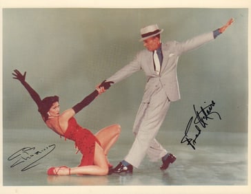 Astaire and Charise signed photograph