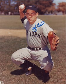 Yogi Berra signed photograph