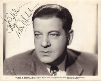 Allan Dinehart RARE signed photograph