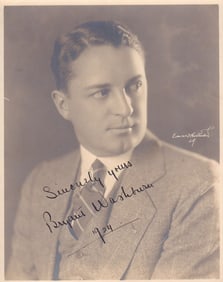 Bryant Washburn rare signed photograph