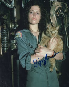 Sigourney Weaver signed Alien photograph