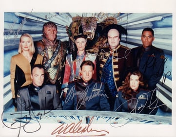 Babylon Five cast signed photograph