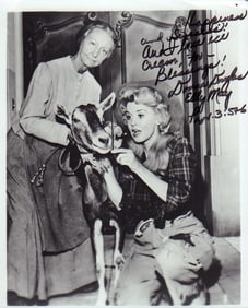 Donna Douglas signed photograph