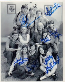 Waltons cast signed photograph