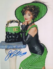 Joan Collins signed photograph