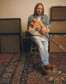 Tom Petty signed photograph