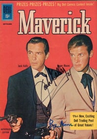 Maverick comic book signed