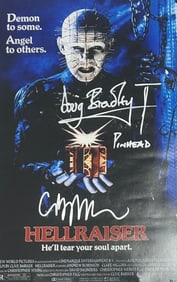 Hellraiser signed poster