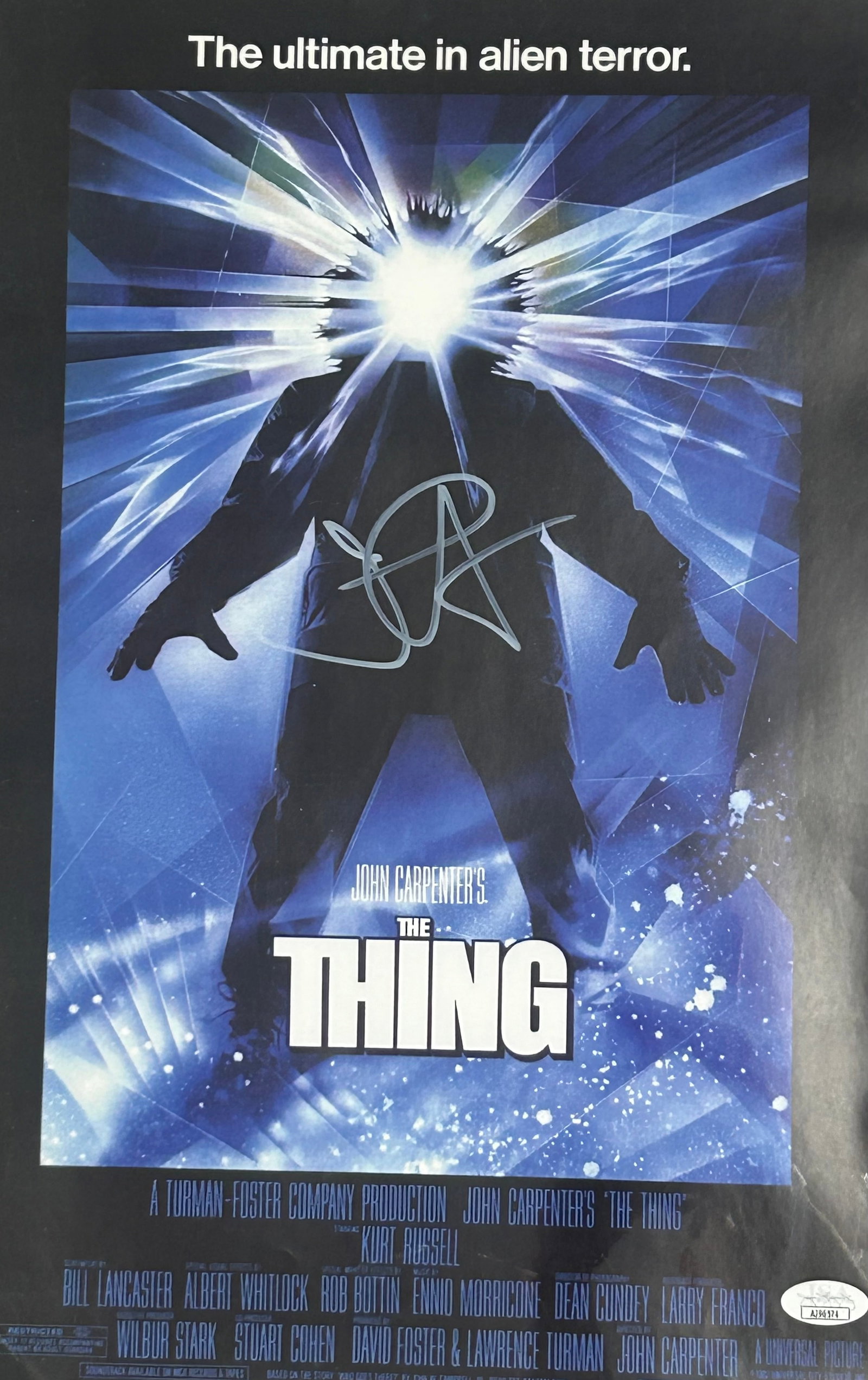 John Carpenter signed poster (1 of 1)