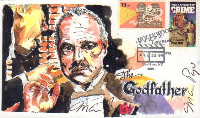 Mario Puzo signed Godfather FDC (1 of 1)