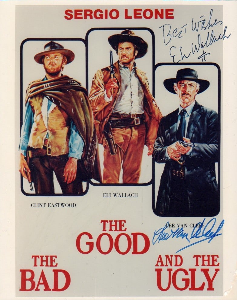 Good Bad and the Ugly cast signed photograph (1 of 1)