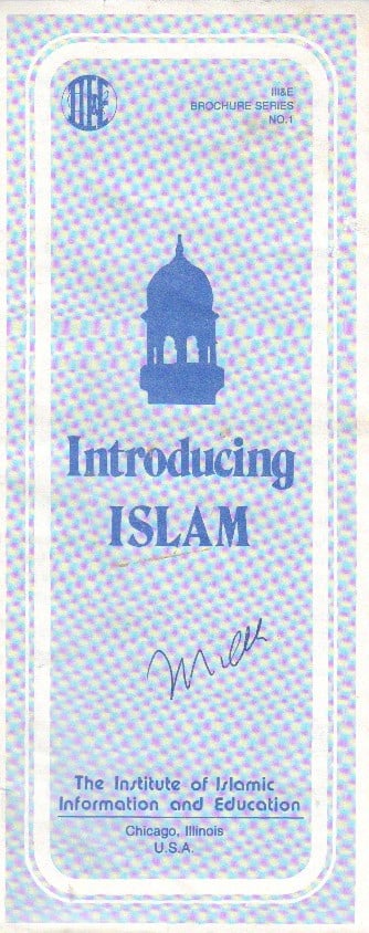 Muhammad Ali signed Muslim pamphlet (1 of 1)