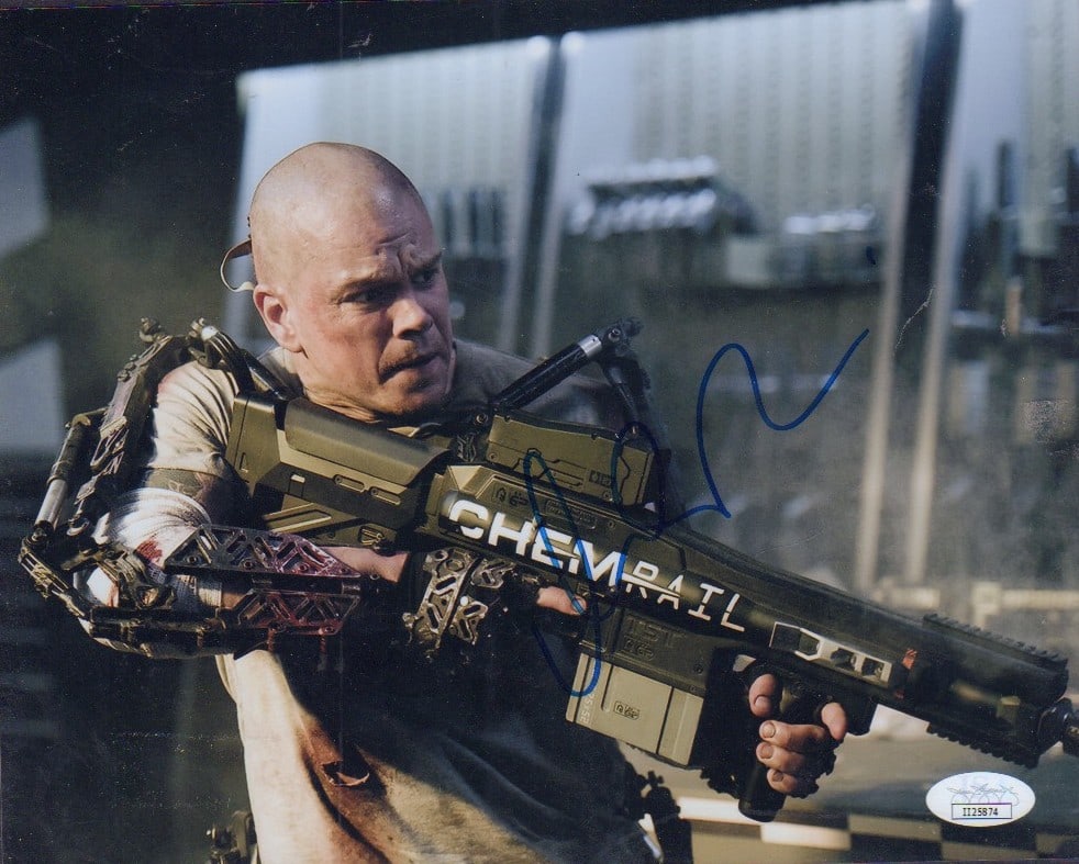Matt Damon signed photograph (1 of 1)