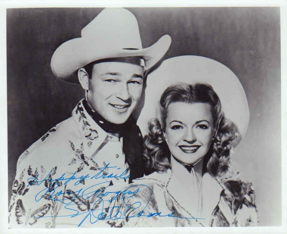 Roy and Dale signed photograph (1 of 1)