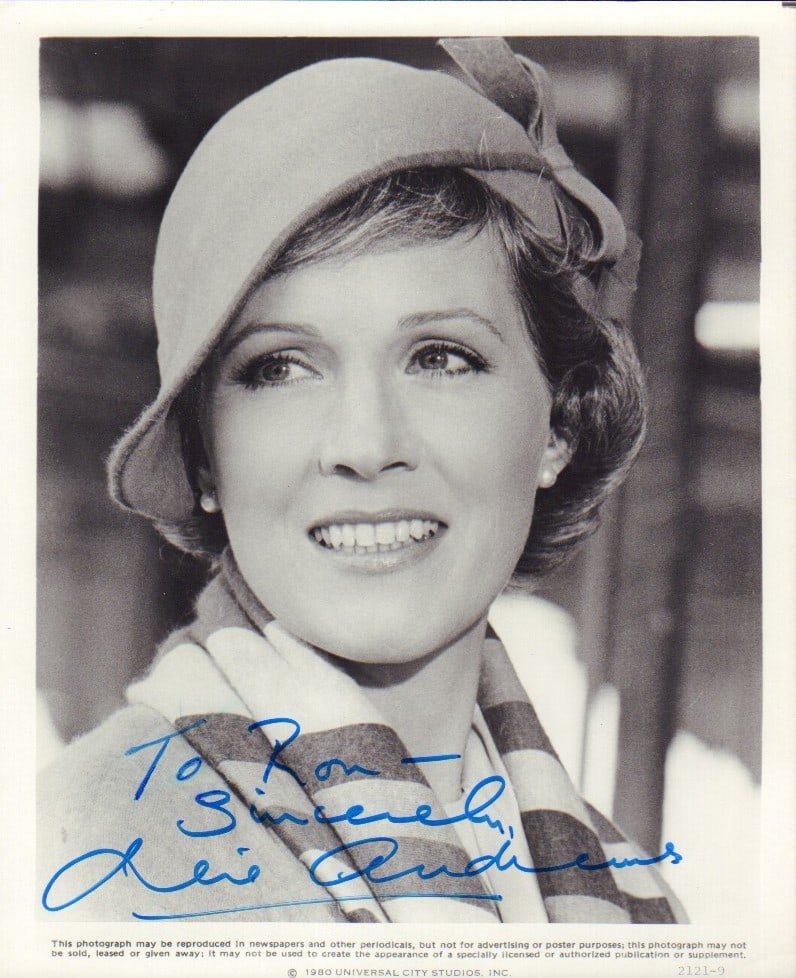 Julie Andrews signed photograph (1 of 1)