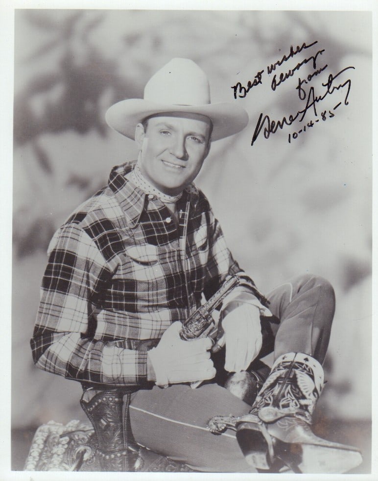 Gene Autry signed photograph (1 of 1)