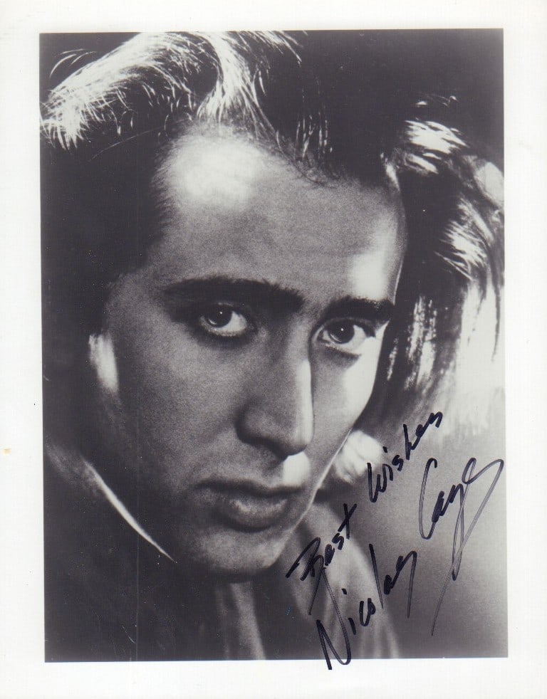 Nicolas Cage signed photograph (1 of 1)