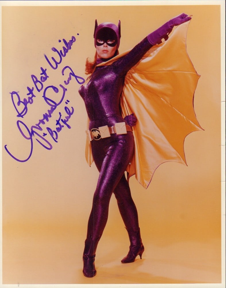 Yvonne Craig signed Batgirl photograph (1 of 1)
