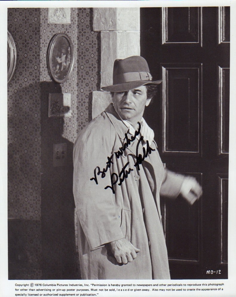 Peter Falk signed photograph (1 of 1)