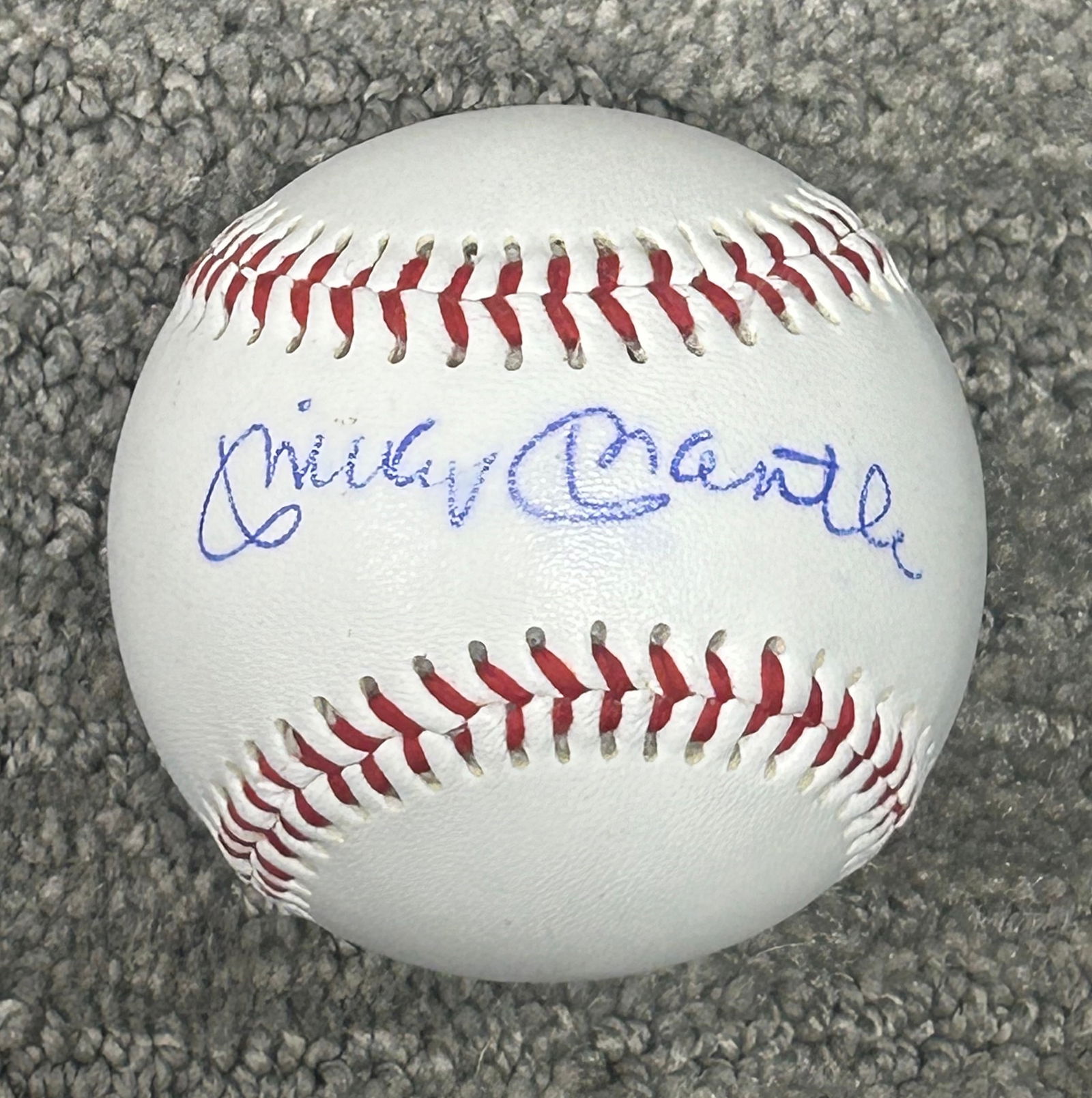 Mickey Mantle signed baseball (1 of 1)