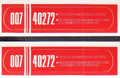 Star Trek Next Gen prop Enterprise decals (1 of 1)