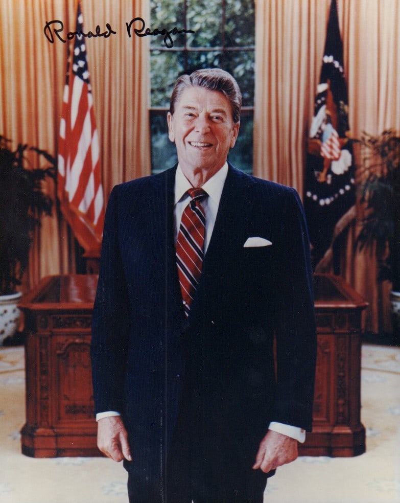 Ronald Reagan signed photograph (1 of 1)