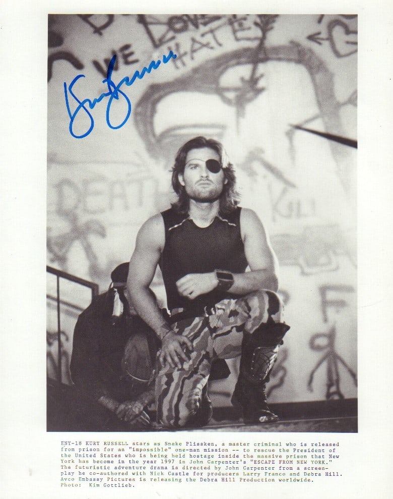 Kurt Russell signed photograph (1 of 1)