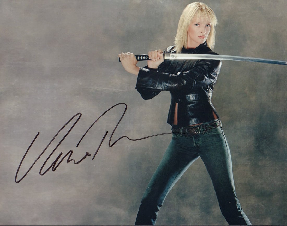 Uma Thurman signed photograph 11x14 (1 of 1)