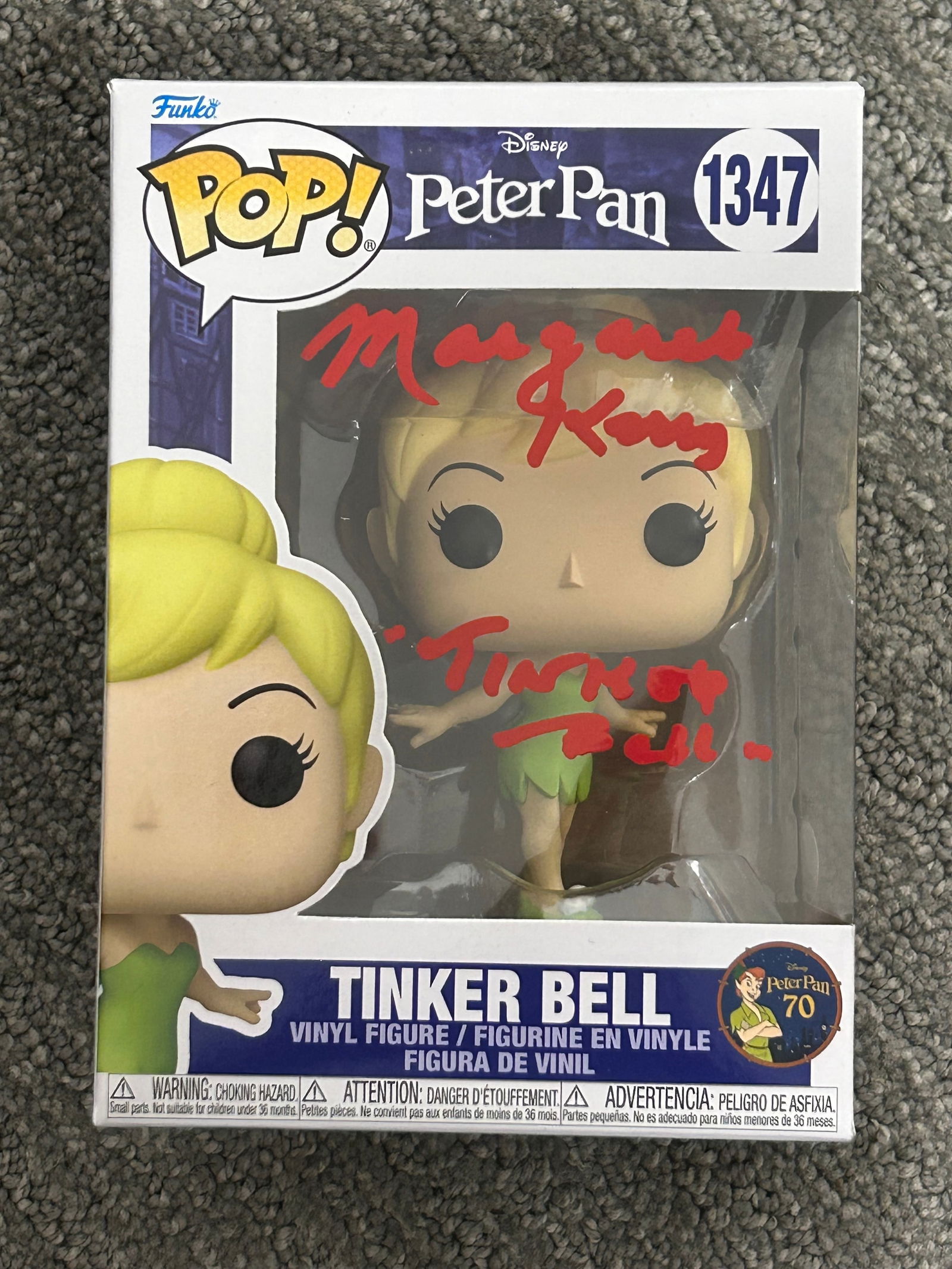 Margaret Kerry Tinkerbell signed pop vinyl (1 of 1)