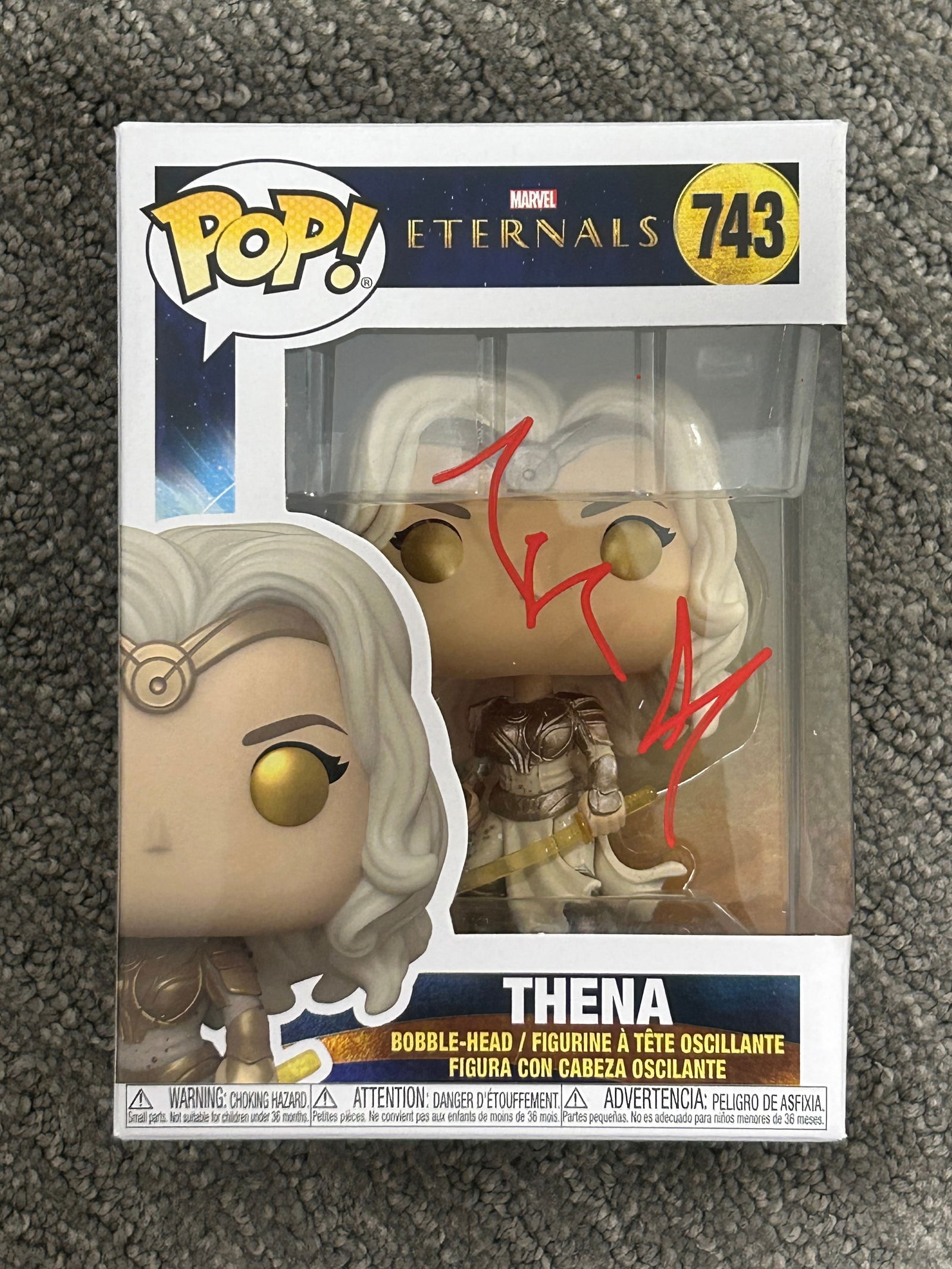 Angelina Jolie signed pop vinyl (1 of 1)