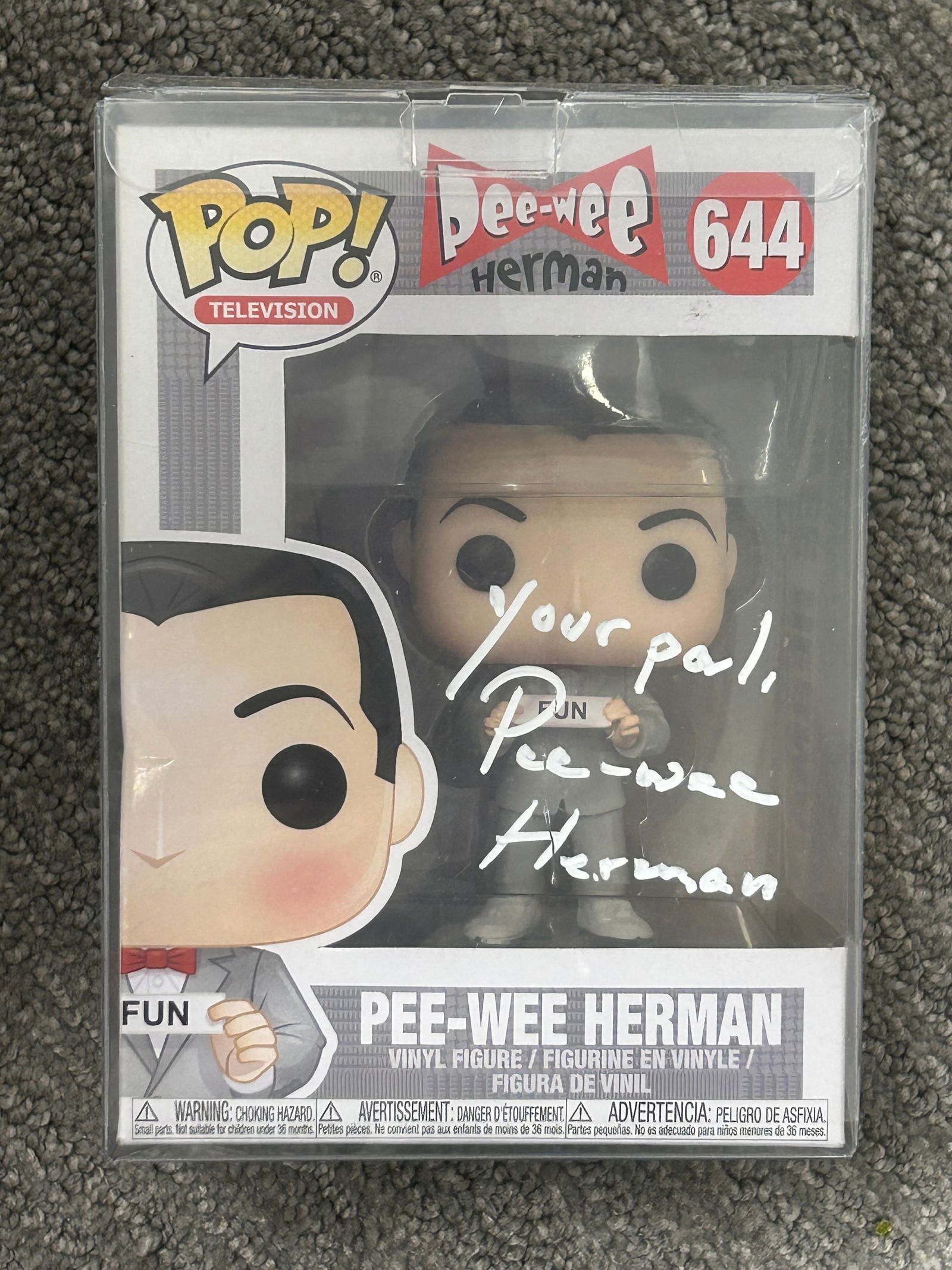 Pee Wee Herman signed pop vinyl (1 of 1)