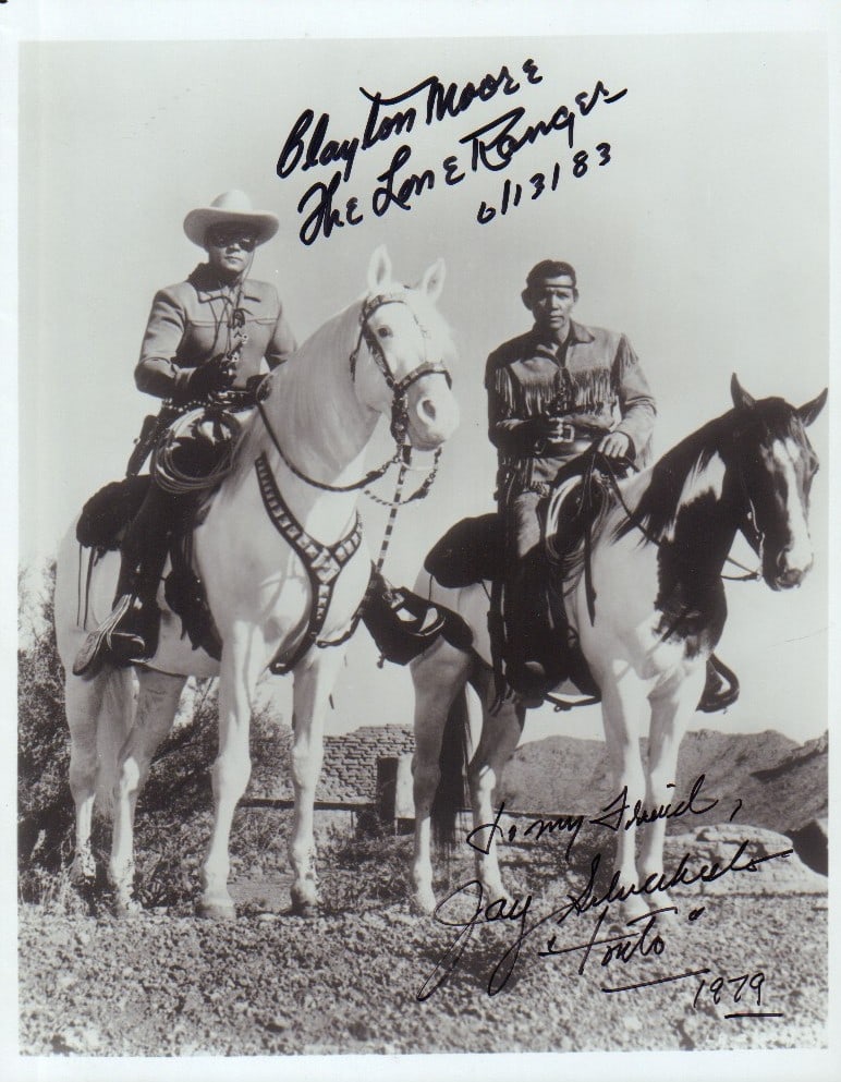 Lone Ranger and Tonto signed photograph (1 of 1)