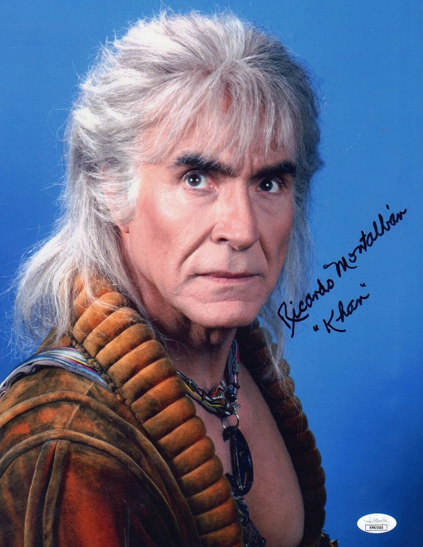 Ricardo Montalban signed Star Trek photograph (1 of 1)