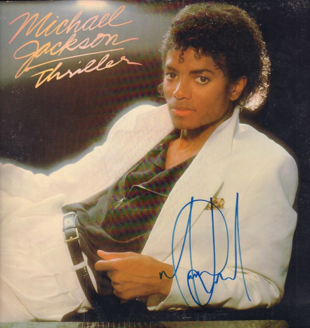 Michael Jackson Thriller LP signed (1 of 1)