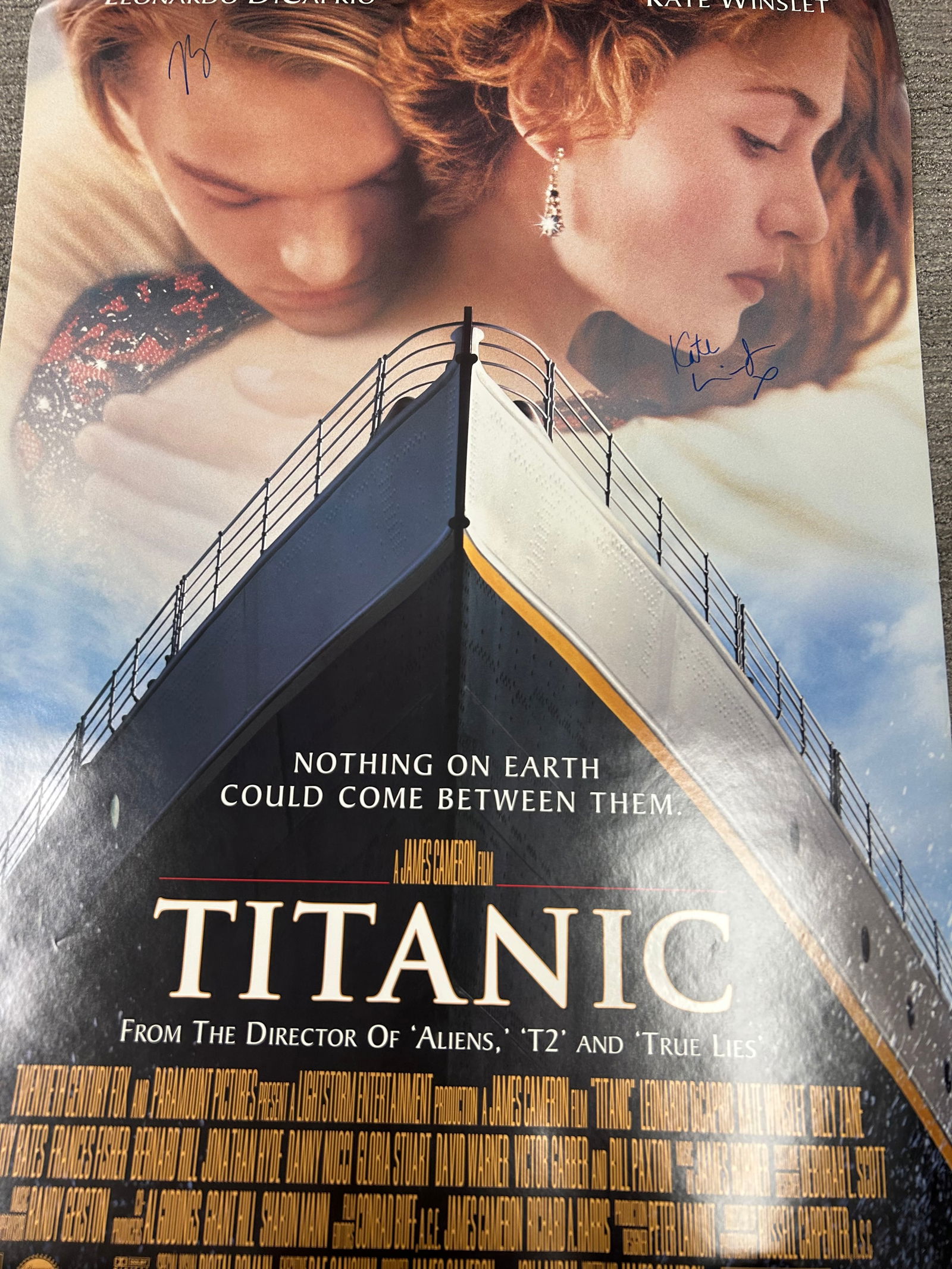 Titanic movie poster cast signed (1 of 1)