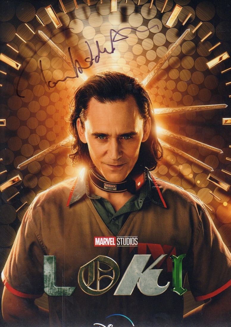 Tom Hiddleston signed LOKI poster (1 of 1)