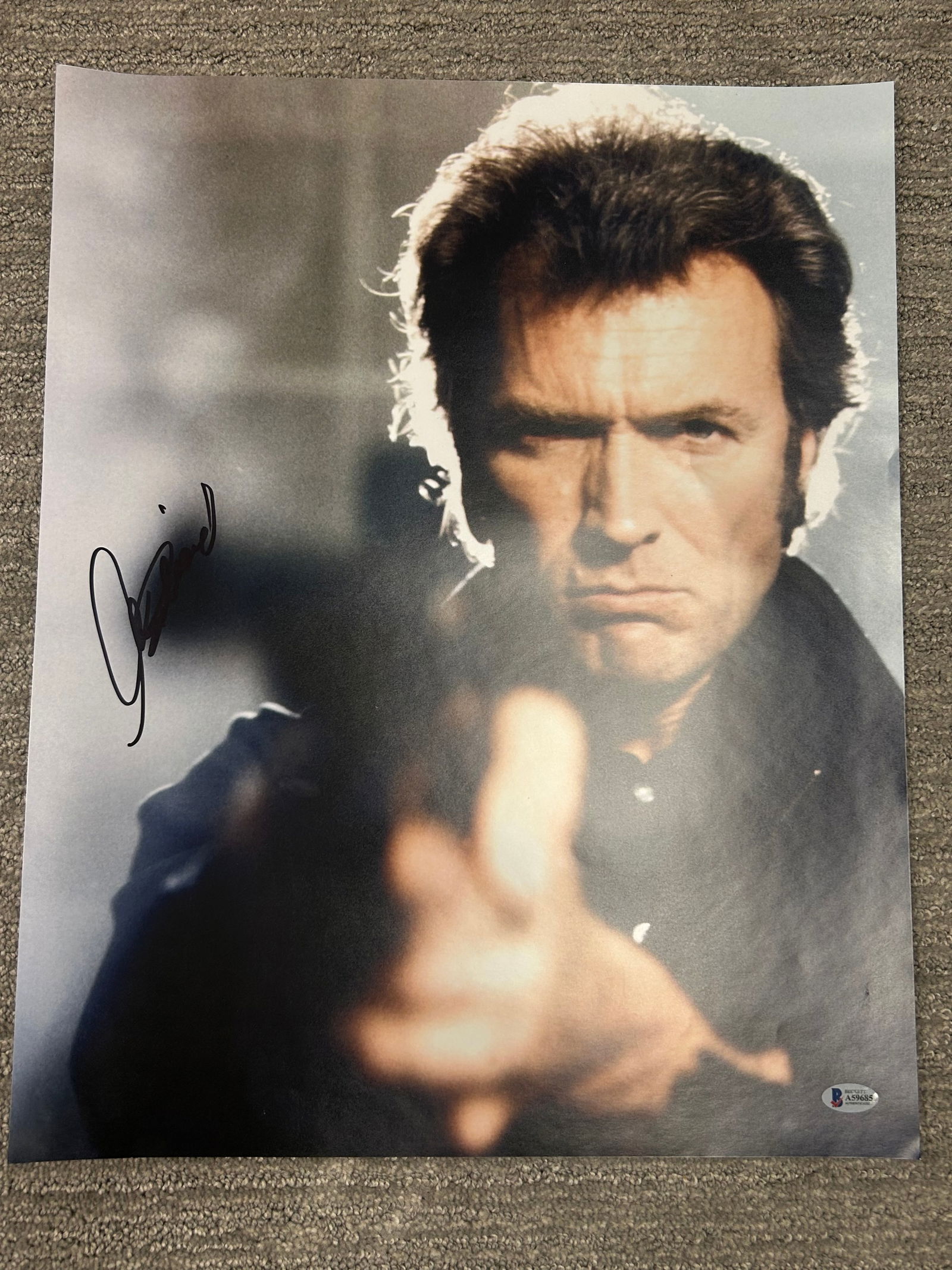 Clint Eastwood Dirty Harry signed photograph (1 of 1)