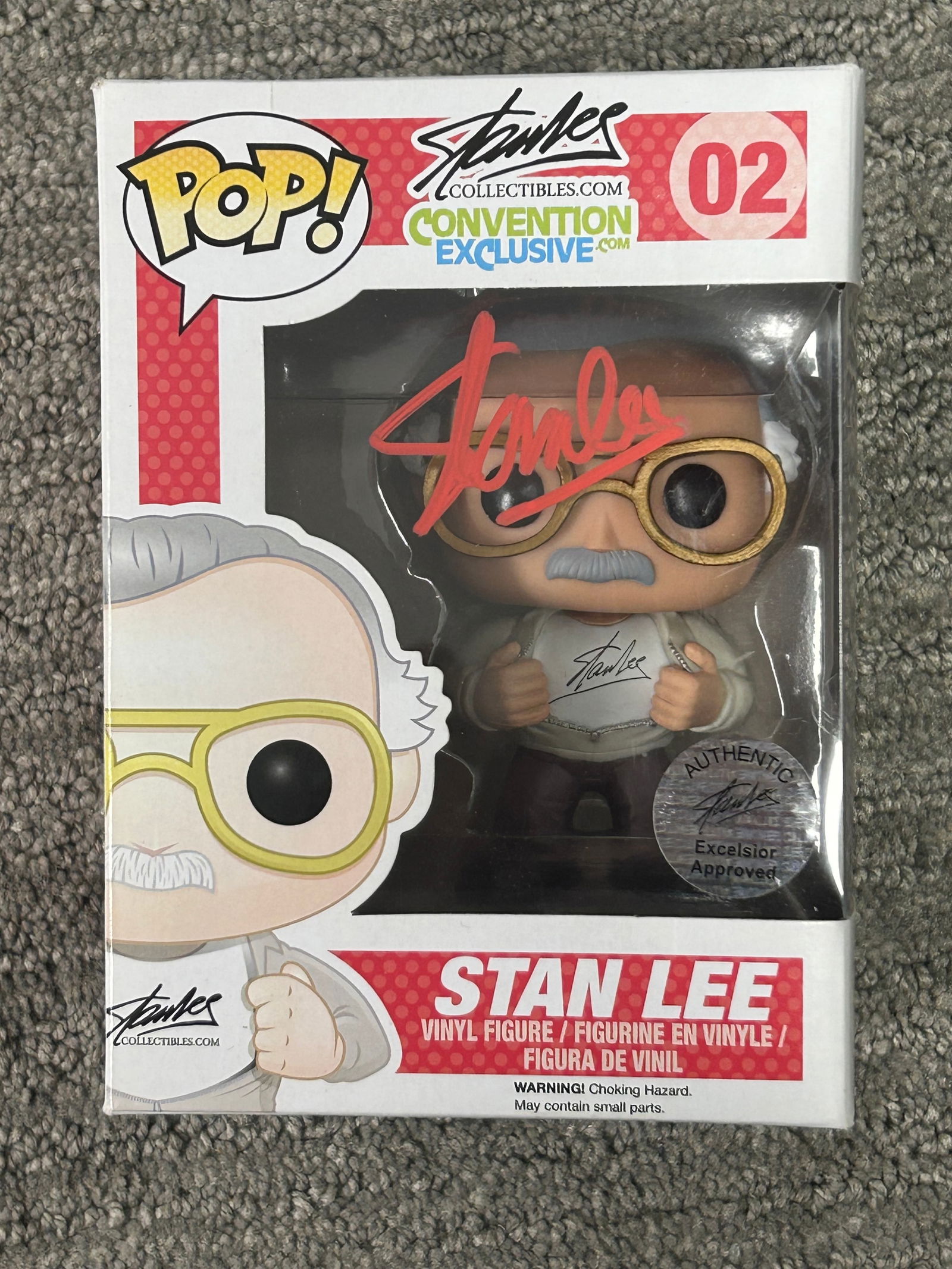 Stan Lee signed pop vinyl figure (1 of 1)
