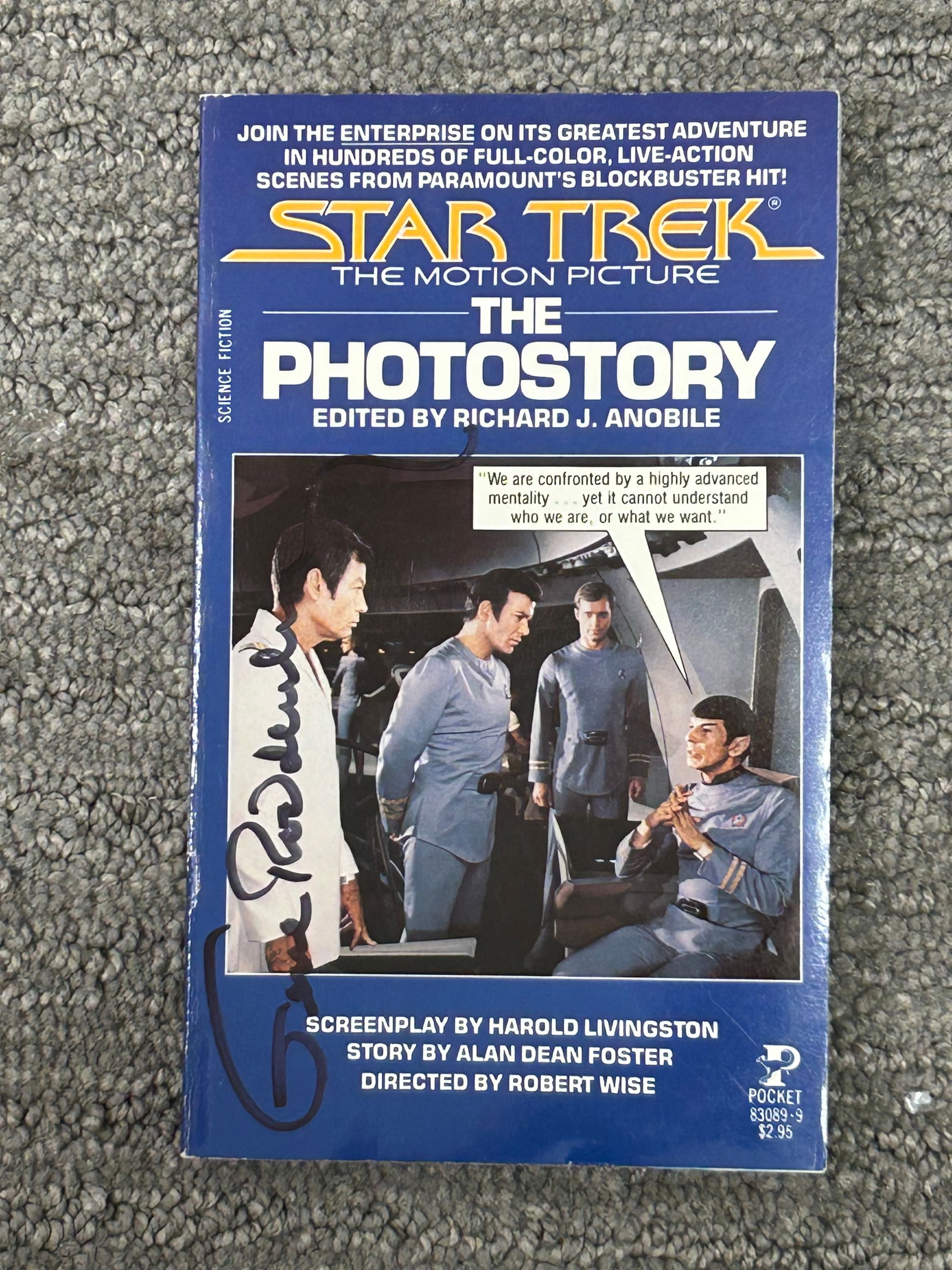 Star Trek book signed (1 of 1)