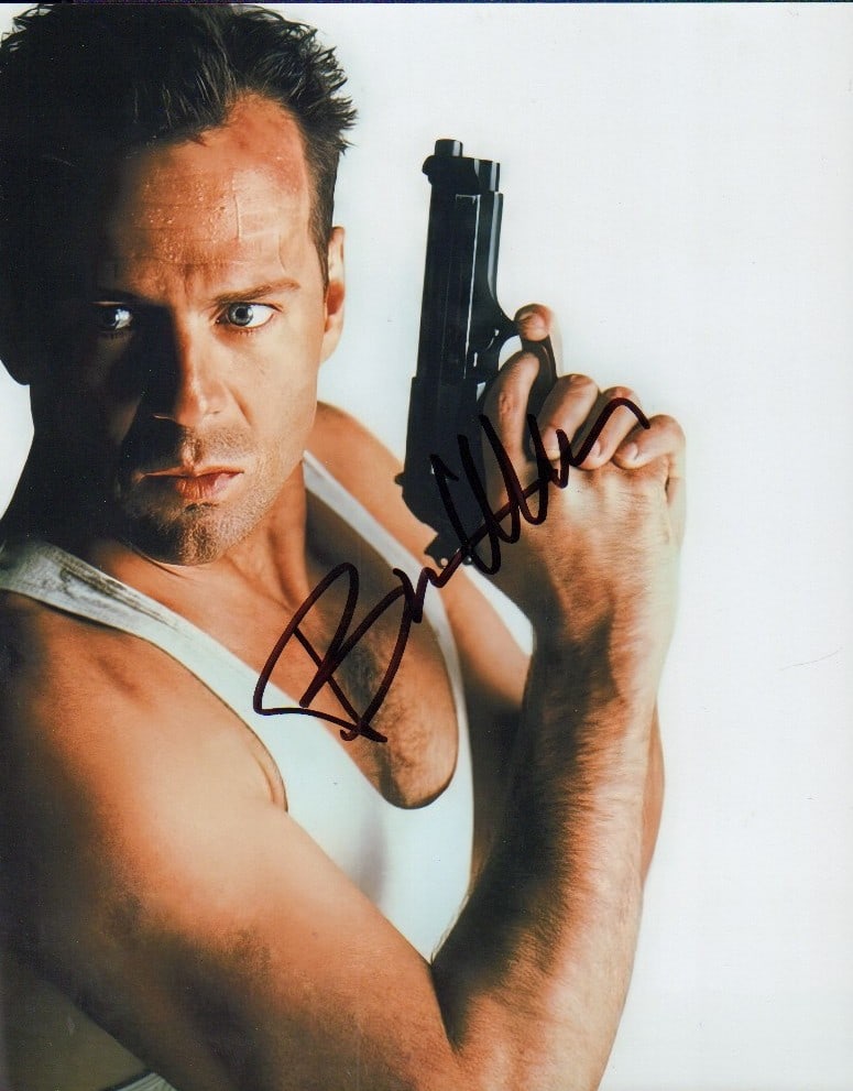 Bruce Willis signed photograph (1 of 1)