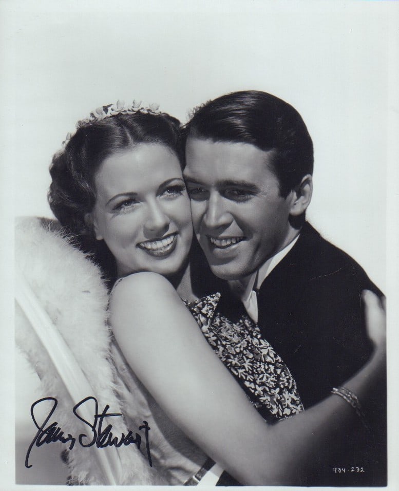 James Stewart signed photograph (1 of 1)